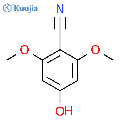 4-Hydroxy-2,6-dimethoxybenzonitrile structure