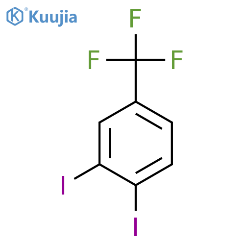 1,2-Diiodo-4-(trifluoromethyl)benzene structure