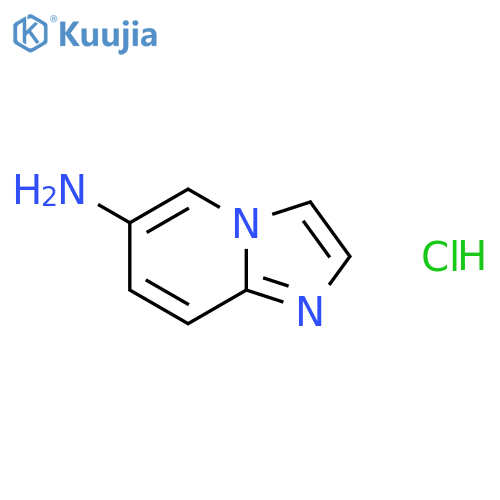 Imidazo1,2-apyridin-6-amine, hydrochloride structure