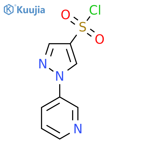 1-(pyridin-3-yl)-1H-pyrazole-4-sulfonyl chloride structure