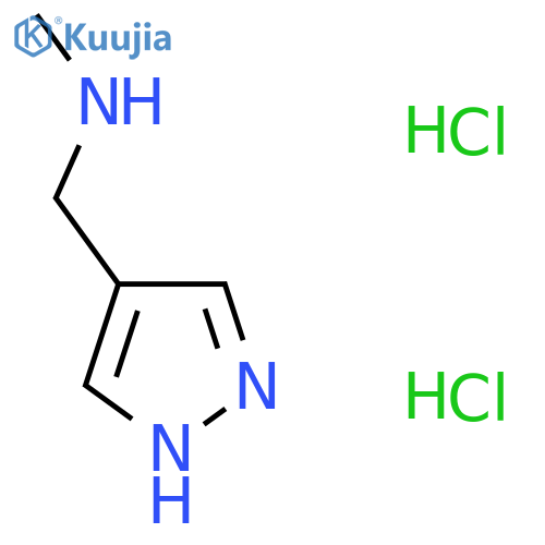 Methyl(1H-pyrazol-4-ylmethyl)amine dihydrochloride structure