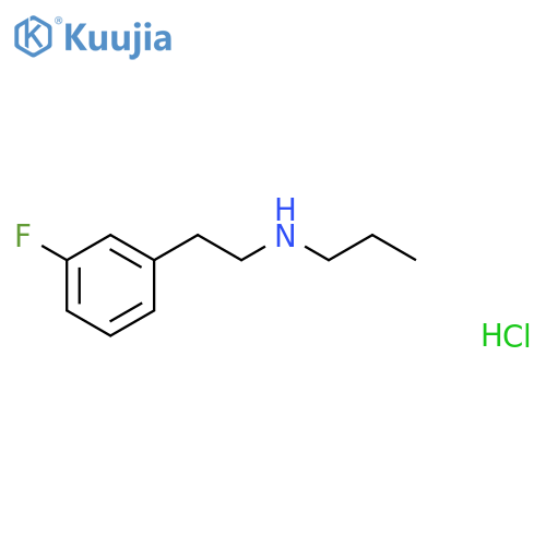 2-(3-fluorophenyl)ethyl(propyl)amine hydrochloride structure