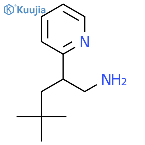 2-Pyridineethanamine, β-(2,2-dimethylpropyl)- structure