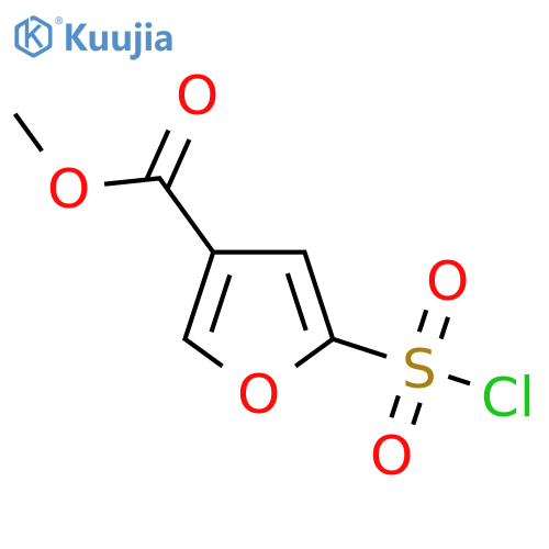 Methyl 5-(chlorosulfonyl)furan-3-carboxylate structure