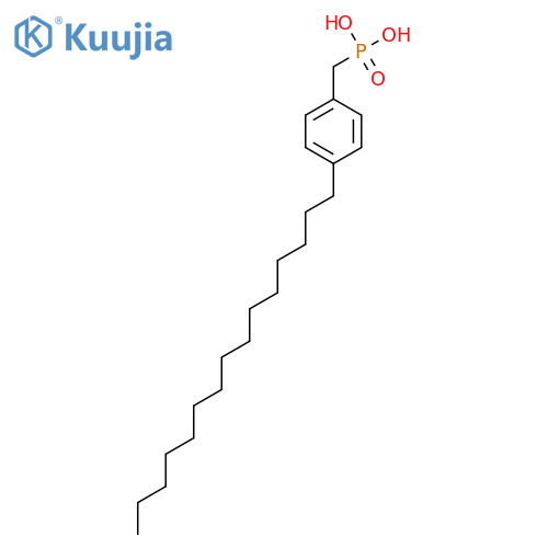 4-Pentadecylbenzylphosphonic acid structure
