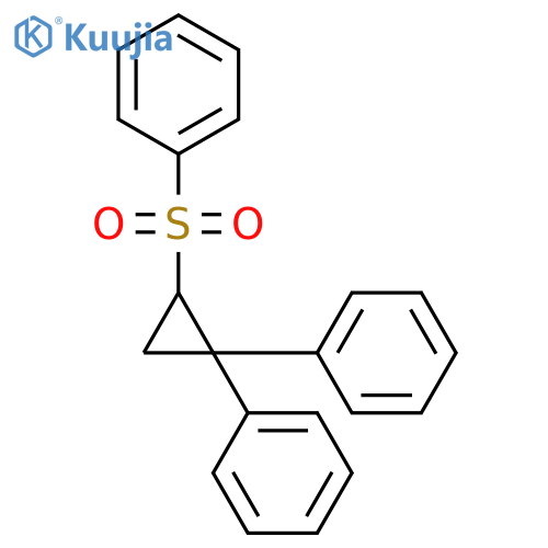 Benzene,1,1'-[(phenylsulfonyl)cyclopropylidene]bis- (9CI) structure