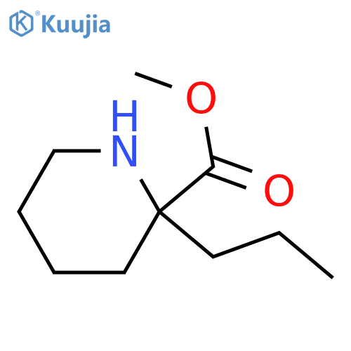 Methyl 2-propylpiperidine-2-carboxylate hydrochloride structure