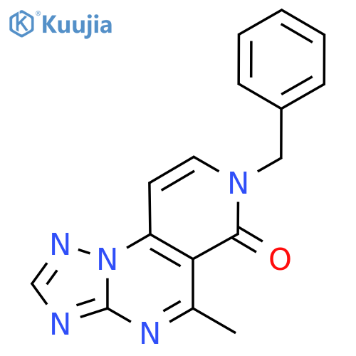 7-Benzyl-5-methylpyrido3,4-e1,2,4triazolo1,5-apyrimidin-6(7H)-one structure