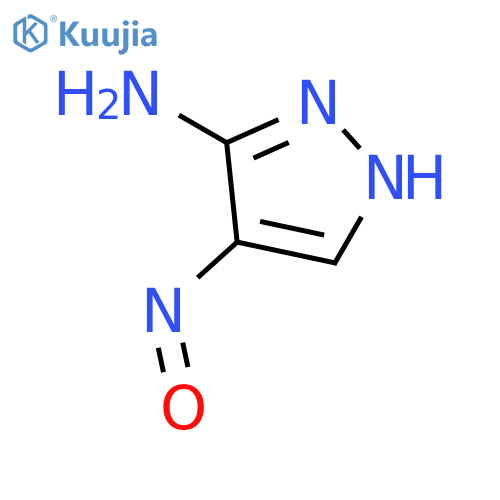 4-nitroso-1H-pyrazol-5-amine structure