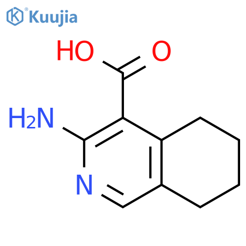 4-Isoquinolinecarboxylicacid, 3-amino-5,6,7,8-tetrahydro- structure