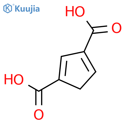 1,3-Cyclopentadiene-1,3-dicarboxylic acid (9CI) structure