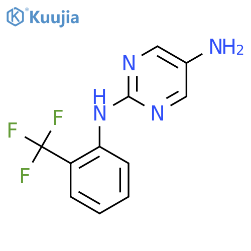 N2-[2-(Trifluoromethyl)phenyl]pyrimidine-2,5-diamine structure