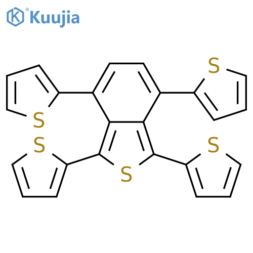 Benzo[c]thiophene, 1,3,4,7-tetra-2-thienyl- structure