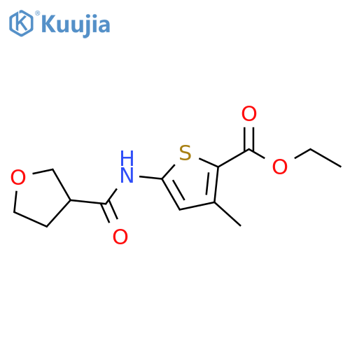 ethyl 3-methyl-5-(oxolane-3-amido)thiophene-2-carboxylate structure