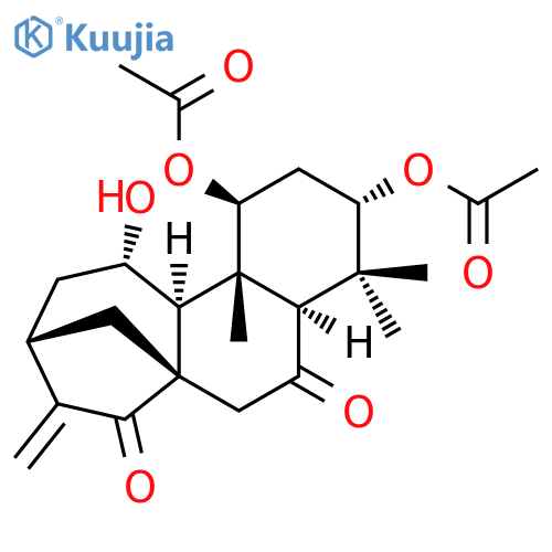 Kaur-16-ene-6,15-dione,1,3-bis(acetyloxy)-11-hydroxy-, (1a,3b,11b)- (9CI) structure