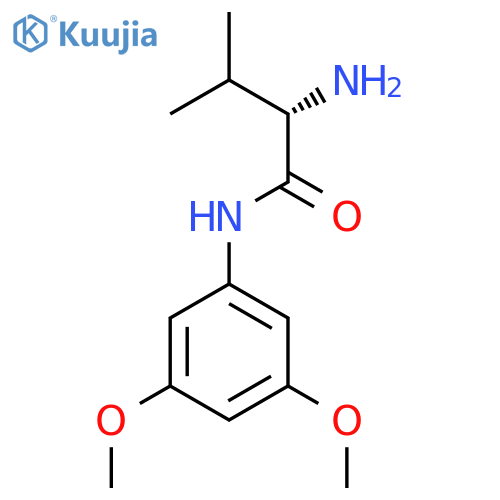 (S)-2-Amino-N-(3,5-dimethoxy-phenyl)-3-methyl-butyramide structure
