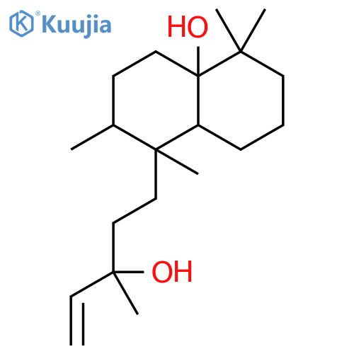 1-Naphthalenepropanol, a-ethenyldecahydro-4a-hydroxy-a,1,2,5,5-pentamethyl- (9CI) structure