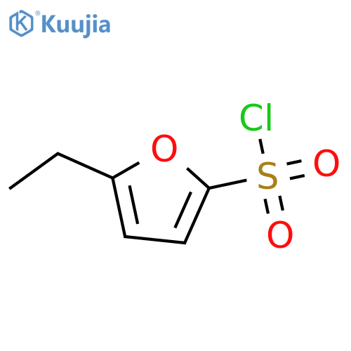 5-ethylfuran-2-sulfonyl chloride structure