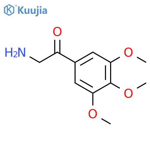 2-amino-1-(3,4,5-trimethoxyphenyl)ethan-1-one structure