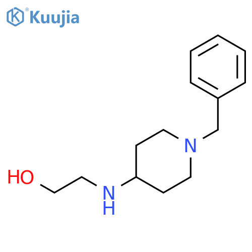 2-(1-benzylpiperidin-4-yl)aminoethan-1-ol structure