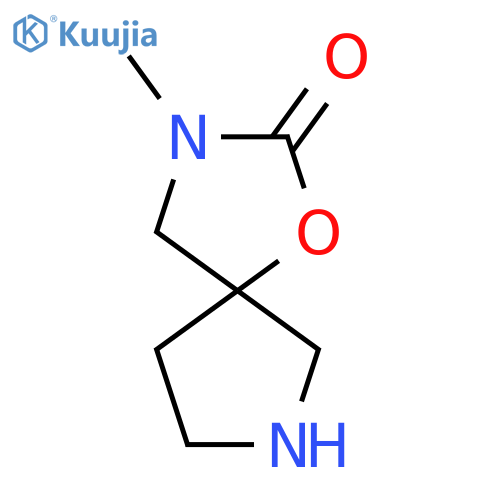 3-Methyl-1-oxa-3,7-diazaspiro[4.4]nonan-2-one structure