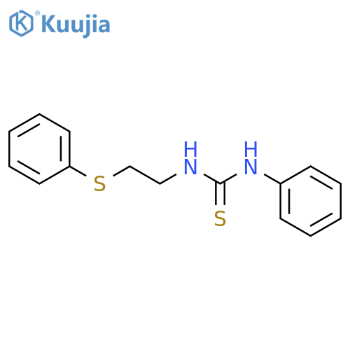 1-Phenyl-3-(2-(phenylthio)ethyl)thiourea structure
