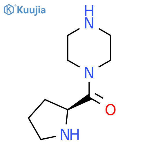 1-(2S)-pyrrolidine-2-carbonylpiperazine structure