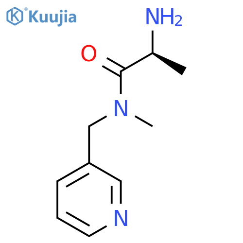(S)-2-Amino-N-methyl-N-pyridin-3-ylmethyl-propionamide structure