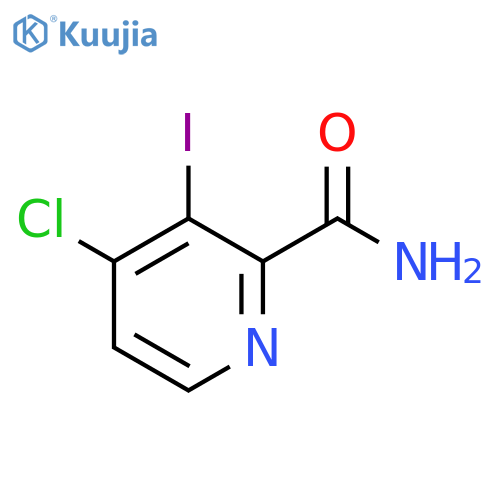 4-Chloro-3-iodopyridine-2-carboxamide structure