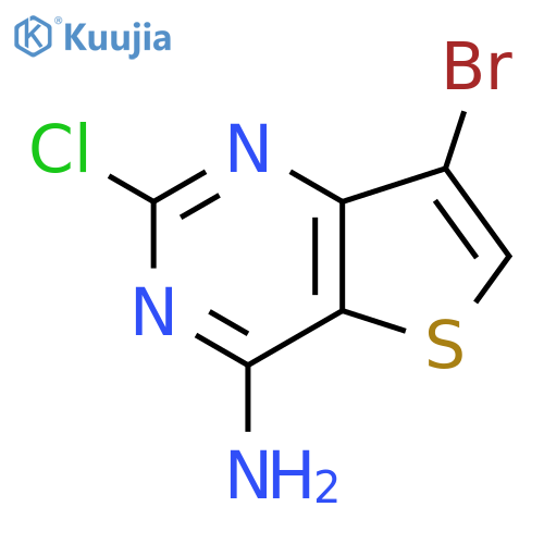 7-Bromo-2-chlorothieno3,2-dpyrimidin-4-amine structure