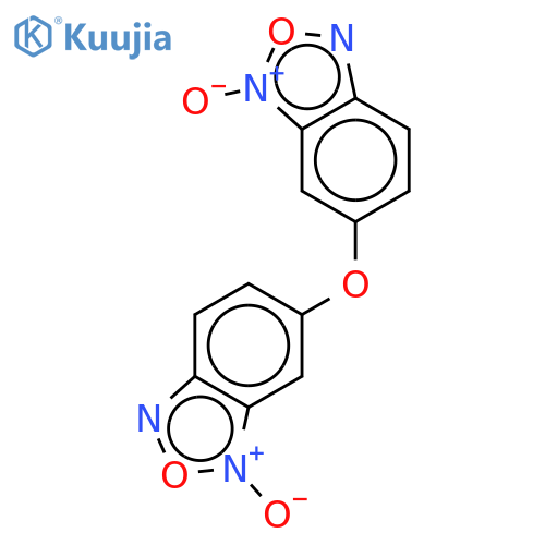 2,1,3-Benzoxadiazole, 5,5'-oxybis-, 3,3'-dioxide structure