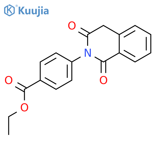 Ethyl 4-(1,3-dioxo-1,2,3,4-tetrahydroisoquinolin-2-yl)benzoate structure