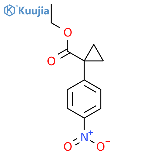 Ethyl 1-(4-nitrophenyl)cyclopropanecarboxylate structure