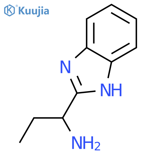 1-(1H-benzimidazol-2-yl)propan-1-amine structure