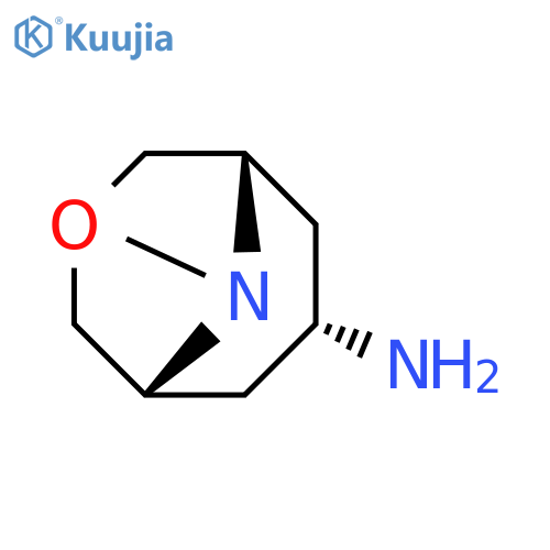 endo-9-methyl-3-oxa-9-azabicyclo[3.3.1]nonan-7-amine structure