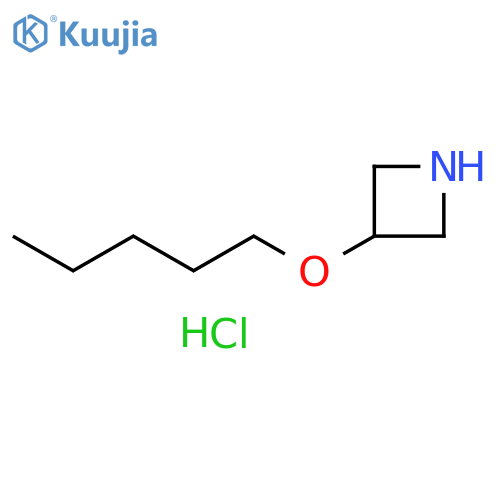 3-(pentyloxy)azetidine hydrochloride structure