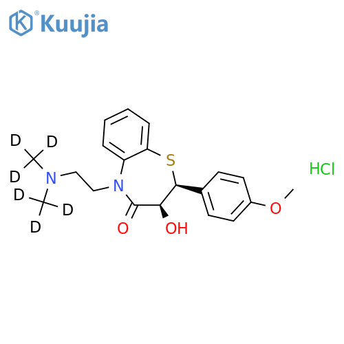 Desacetyl Diltiazem-d6 hydrochloride structure