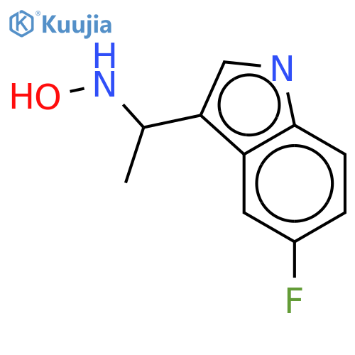 5-fluoro-N-hydroxy-a-methyl-1H-Indole-3-methanamine structure
