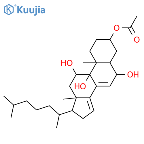 Cholesta-7,14-diene-3,6,9,11-tetrol; (3β,5α,6α,9α,11α)-form, 3-Ac structure