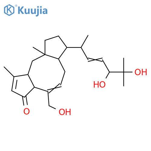 5-Oxo-3,7,16,18-ophiobolatetraen-21-al; 21-Alcohol, 18,19-dihydro, 18ξ,19-dihydroxy structure