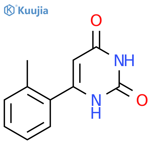 6-(o-tolyl)pyrimidine-2,4(1H,3H)-dione structure