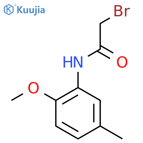 2-Bromo-N-(2-methoxy-5-methylphenyl)acetamide structure