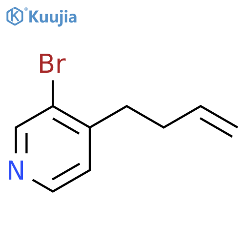 3-Bromo-4-(but-3-enyl)pyridine structure