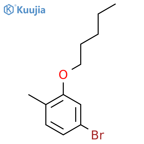 4-Bromo-1-methyl-2-(pentyloxy)benzene structure