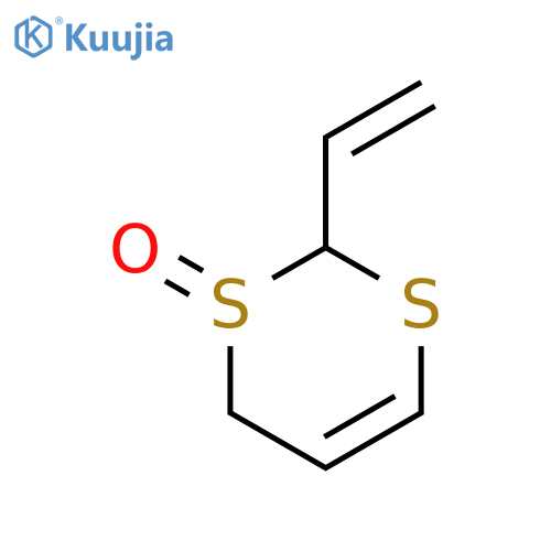 4H-1,3-Dithiin, 2-ethenyl-, 3-oxide structure