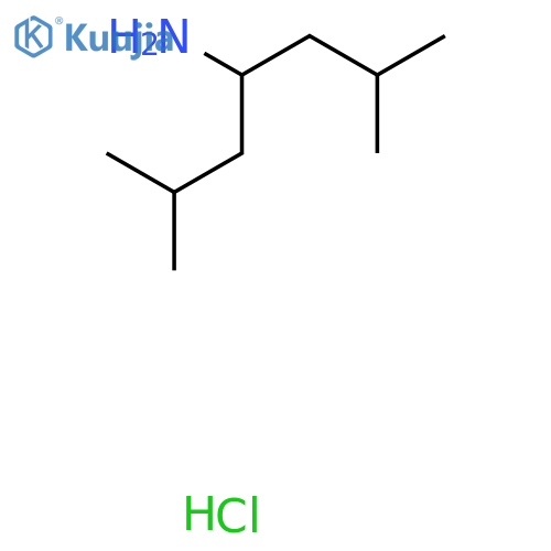 2,6-Dimethylheptan-4-amine hydrochloride structure