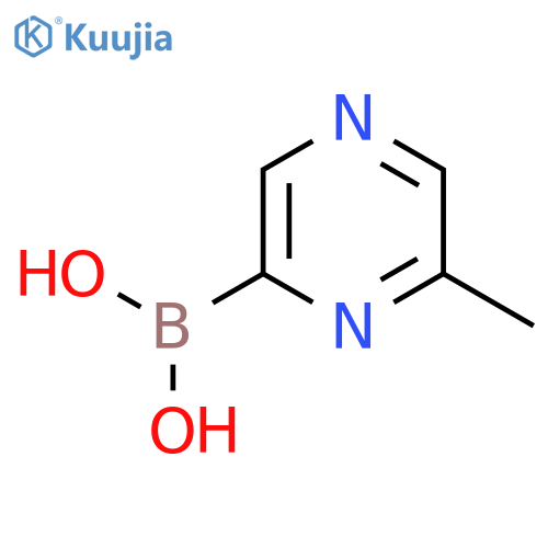 6-Methyl-2-pyrazinyl-boronic Acid structure