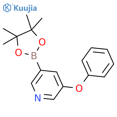 3-Phenoxy-5-(4,4,5,5-tetramethyl-1,3,2-dioxaborolan-2-yl)pyridine structure