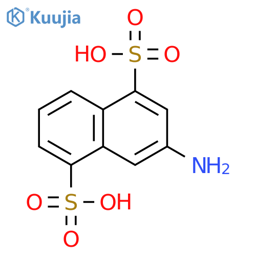 2-Amino-4,8-naphthalenedisulfonic Acid structure