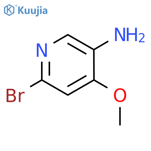 6-Bromo-4-methoxy-3-pyridinamine structure